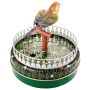 Tin toy - collectable toys - bird on perch - tin bird