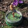 Tin toy - collectable toys - bird on perch - tin bird