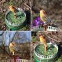 Blechspielzeug - Vogel auf Stange - Blechvogel
