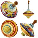 Tin toy - spinning top gyro humming top pump spinning top...