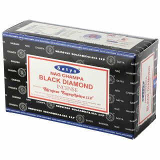 Räucherstäbchen - Satya Nag Champa - Black Diamond - indische Duftmischung