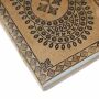 Notizbuch aus Leder Skizzenbuch Tagebuch - Mandala - hellbraun