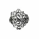 Anello - anello da dito - argento 925 - ornamento...