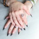 Ring - finger ring - 925 silver - ornament squiggle