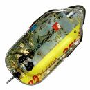 Tin toys - Mini recycling boat - Candle boat - Pop pop...