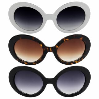 Runde oversize Sonnenbrille Swirl übergroße Boho Butterfly Brille