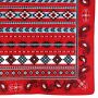 Bandana scarf paisley Navajo red square headscarf