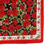 Sciarpa Bandana motivo floreale rosso costume tradizionale  quadrato
