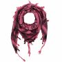 Kufiya - Keffiyeh - Pentagrama rosa - negro - Pañuelo de Arafat