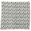 Bandana Scarf - Berlin icons white - black - squared...