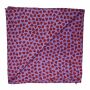 Bandana Scarf - Hearts purple - red - squared neckerchief