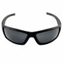 Occhiali da sole stretti Bikey two occhiali da motociclista 6,5x4,5 cm opaco nero