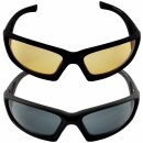 Narrow sunglasses - TypD - biker glasses - 7x4 cm - matt...