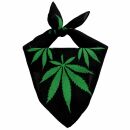 Bandana Tuch Hanfblatt groß klein Cannabis...