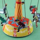 Tin toy carousel Swing small funfair tin carousel