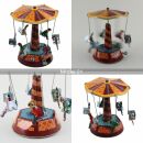 Tin toy carousel Swing small funfair tin carousel