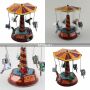 Tin toy carousel Swing small funfair tin carousel