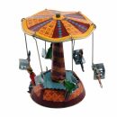 Tin toy carousel Swing model 01 small funfair tin carousel