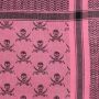 Kefiah - Teschi con sciabola rosa - nero - Shemagh - Sciarpa Arafat