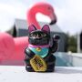 Lucky cat Mini Maneki-neko waving cat solar 5cm