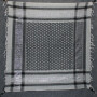 Kufiya - Stars white - black - Shemagh - Arafat scarf