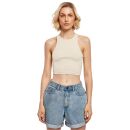 Ladies Cropped Rib Top softseagrass