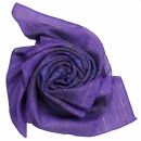 Cotton Scarf - Indian pattern 1 - purple Lurex multicolor - squared kerchief