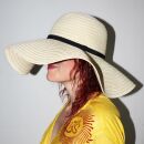 Cappello da sole donna Marbella a tesa larga cappello estivo in carta paglia