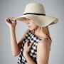 Damen Sonnenhut Marbella breite Krempe Sommerhut Papierstroh Hut
