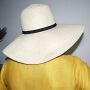 Cappello da sole donna Marbella a tesa larga cappello estivo in carta paglia