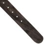 Cinturón de cuero 4cm cinturón de cuero con hebilla marrón oscuro jaspeado