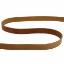 Cinturón de cuero con hebilla 2cm marrón claro