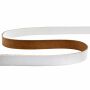 Leather belt 2cm leather belt with buckle white