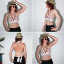 Neckholder Top Oberteil Sommer Strand