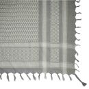Kufiya Keffiyeh gris marfil Pañuelo de Arafat