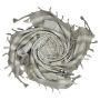 Kufiya Keffiyeh gris marfil Pañuelo de Arafat