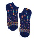 Sneaker Socken Strümpfe Indian Feathers Federn Punkte