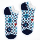 Sneaker Socken Strümpfe Om and Evil Eye Auge Om