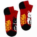 Sneaker Socken Strümpfe Lucky Cat Maneki Neko...
