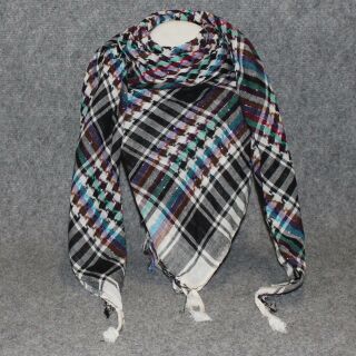 Kufiya - basic woven colorful-multicoloured 02 - Shemagh - Arafat scarf