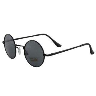 Nickelbrille - silber-schwarz