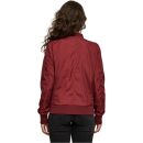 Ladies Light Bomber Jacket burgundy
