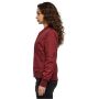 Ladies Light Bomber Jacket burgundy