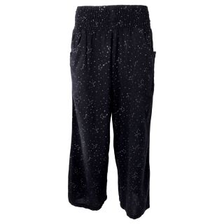 Pluderhose Sternzeichen schwarz Aladinhose Pumphose Haremshose