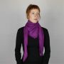 Baumwolltuch lila purpur 100x100cm leichtes Halstuch quadratisches Tuch Schal