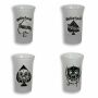 Set di bicchieri da shot Motörhead 4x bicchieri da shot stamper Warpig Lemmy