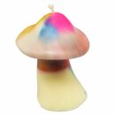 Candela in cera fungo grande candela con motivo psilocibina magic mushroom