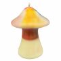 Candle made of wax mushroom large psilocybin motif candle magic mushroom