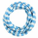 Foulard - sciarpa a righe - bianco - strisce blu -...