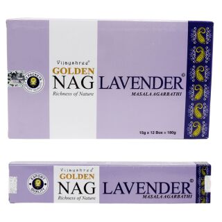 Golden Nag Räucherstäbchen Lavendel Lavender Duftmischung